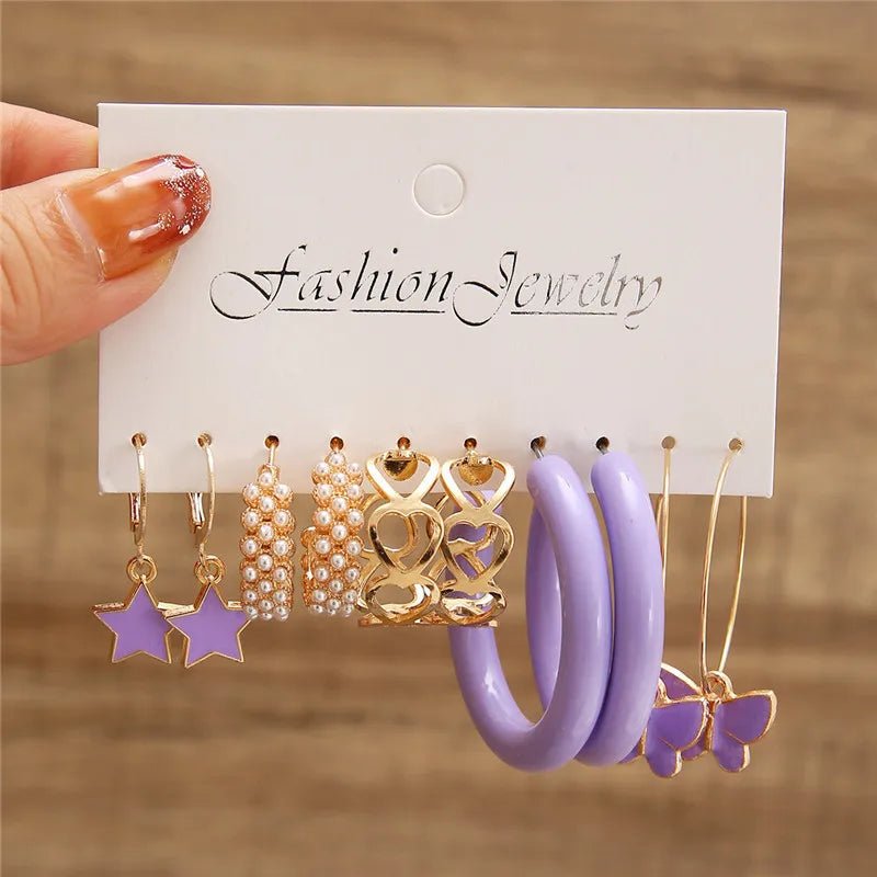🦋 Boucles d'Oreilles Papillon Acrylique Creux - Design Élégant Femme - FoytiShop