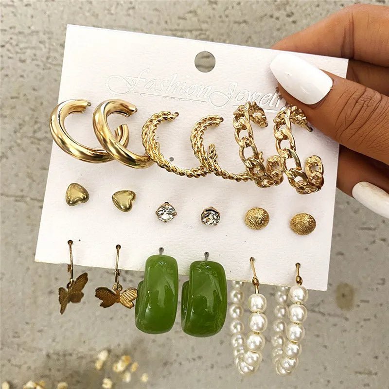 🦋 Boucles d'Oreilles Papillon Acrylique Creux - Design Élégant Femme - FoytiShop