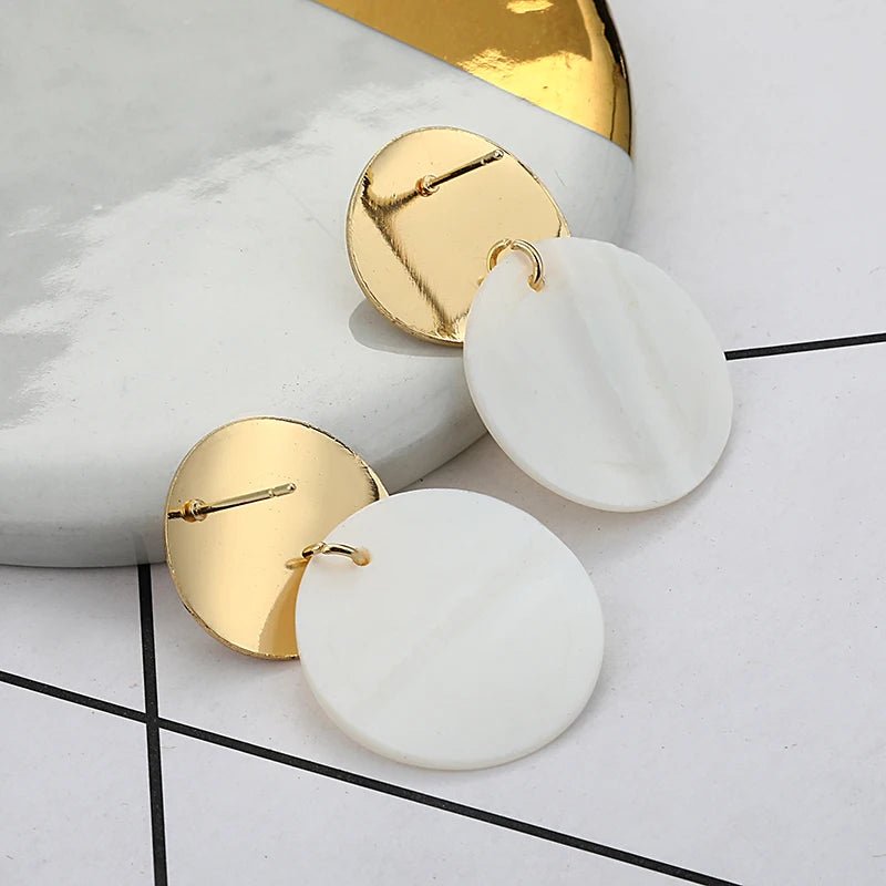 Boucles d’Oreilles Perles Modernes — Élégance Douce & Intemporelle - FoytiShop