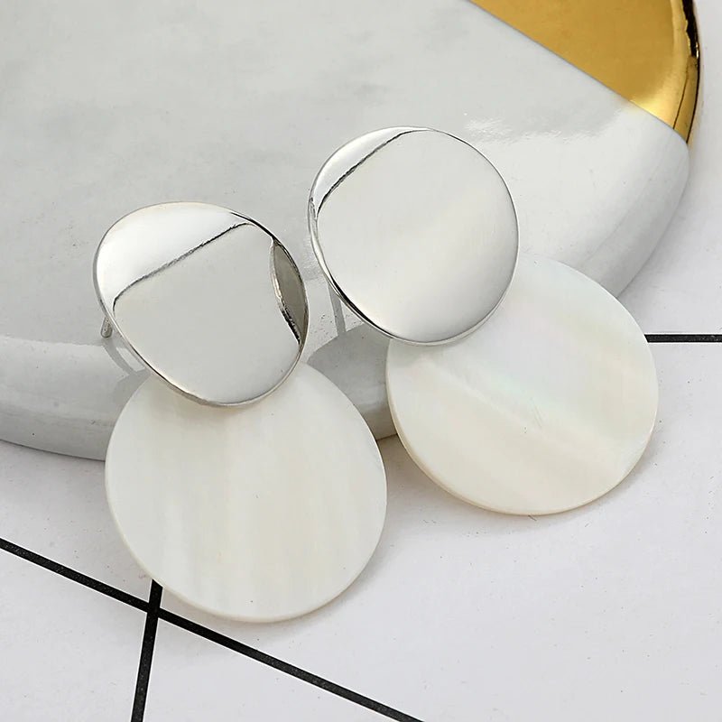 Boucles d’Oreilles Perles Modernes — Élégance Douce & Intemporelle - FoytiShop