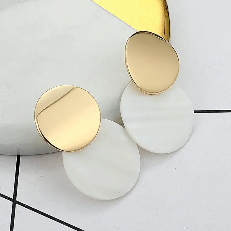 Boucles d’Oreilles Perles Modernes — Élégance Douce & Intemporelle - FoytiShop