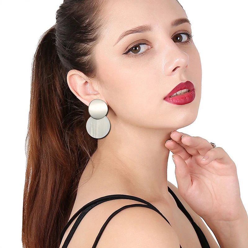 Boucles d’Oreilles Perles Modernes — Élégance Douce & Intemporelle - FoytiShop