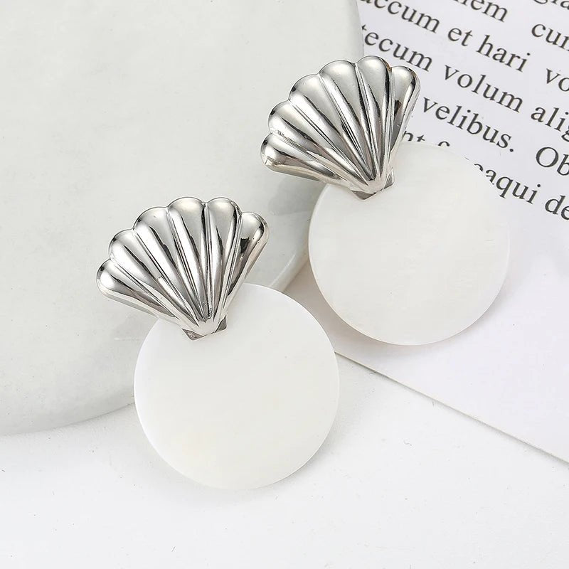 Boucles d’Oreilles Perles Modernes — Élégance Douce & Intemporelle - FoytiShop