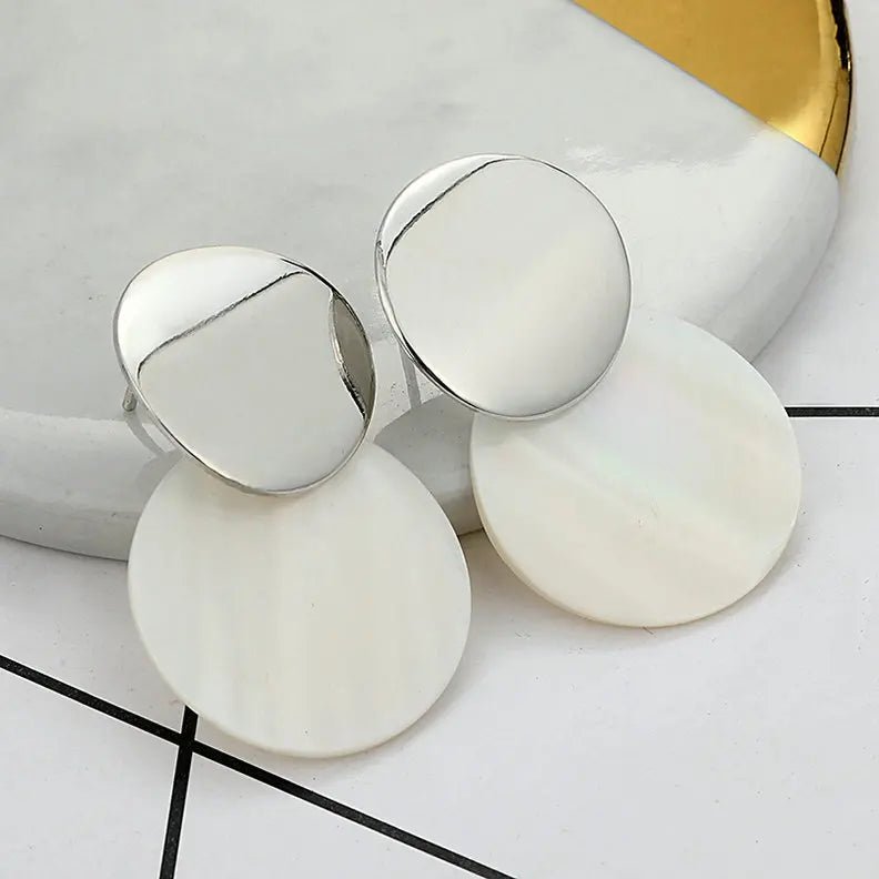 Boucles d’Oreilles Perles Modernes — Élégance Douce & Intemporelle - FoytiShop