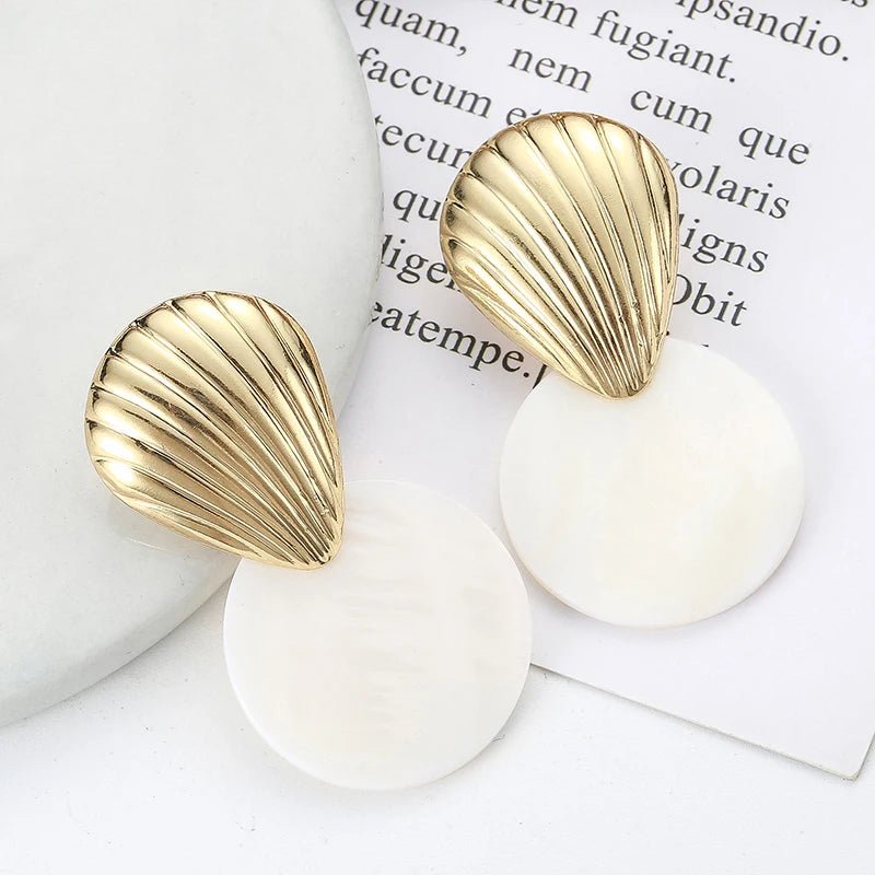 Boucles d’Oreilles Perles Modernes — Élégance Douce & Intemporelle - FoytiShop