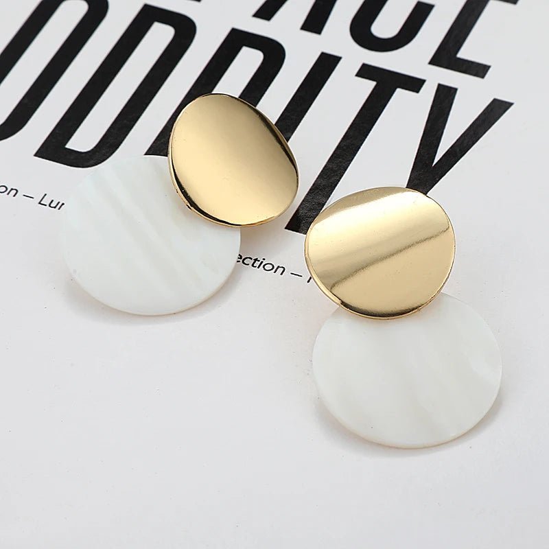 Boucles d’Oreilles Perles Modernes — Élégance Douce & Intemporelle - FoytiShop