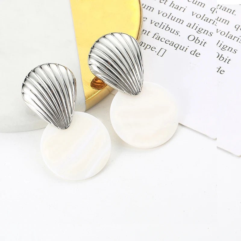 Boucles d’Oreilles Perles Modernes — Élégance Douce & Intemporelle - FoytiShop