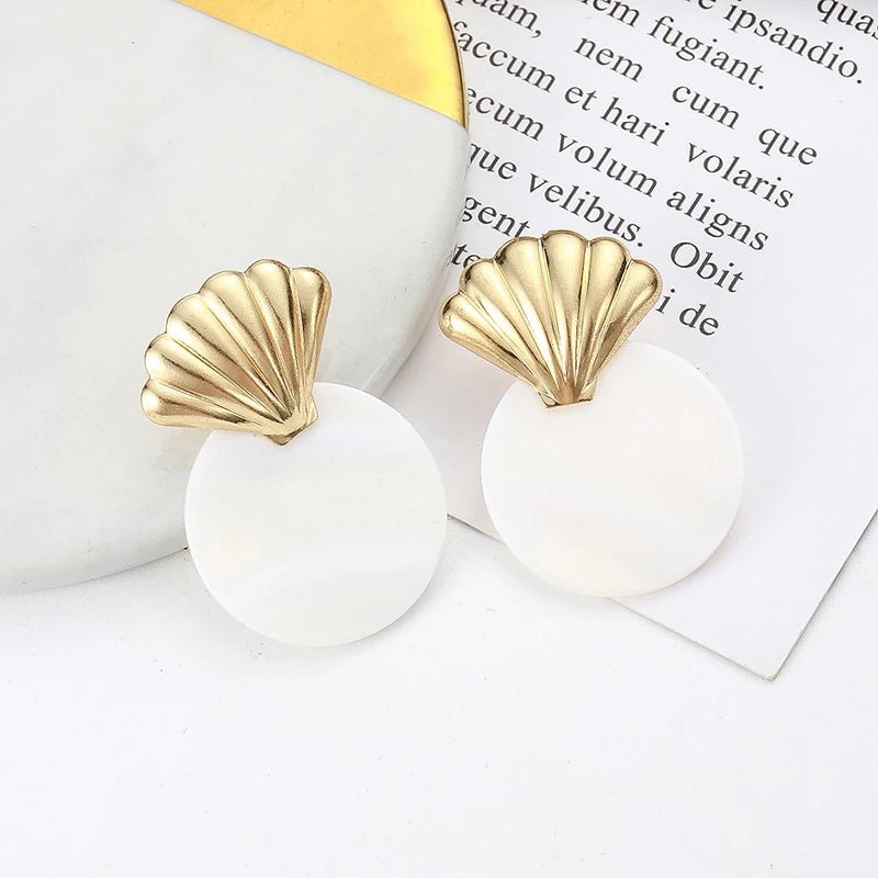Boucles d’Oreilles Perles Modernes — Élégance Douce & Intemporelle - FoytiShop