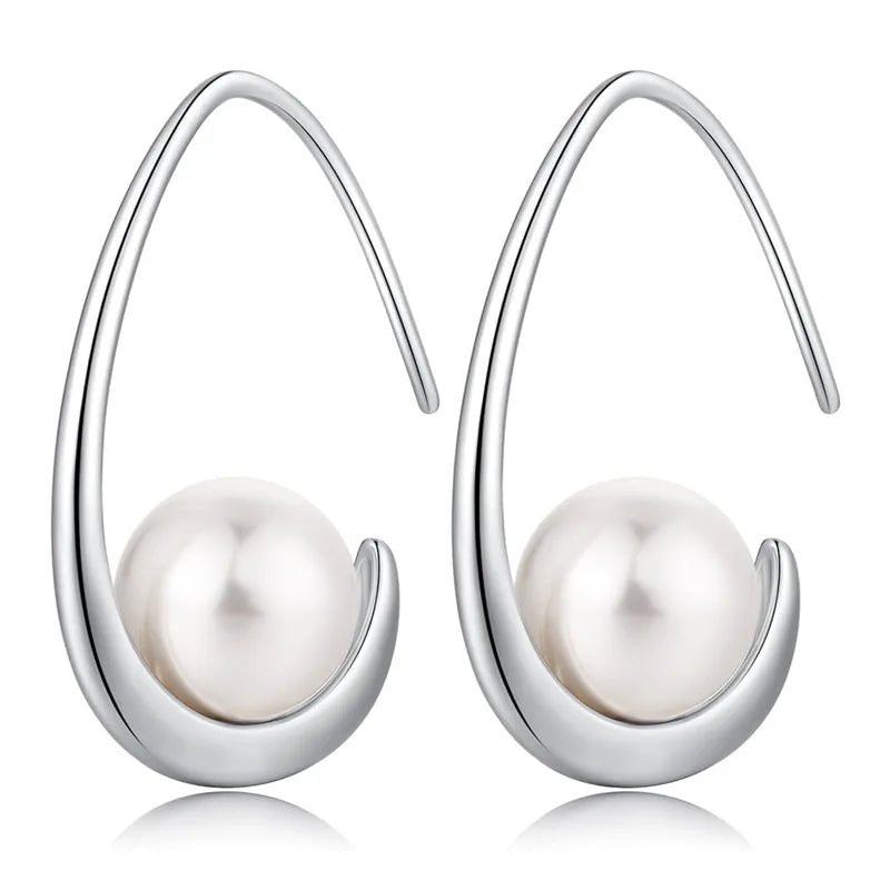 Boucles d'Oreilles Perles Style Européen Élégantes - FoytiShop