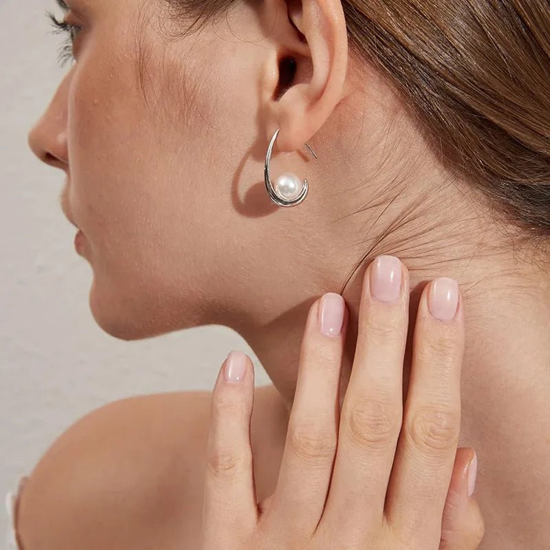 Boucles d'Oreilles Perles Style Européen Élégantes - FoytiShop