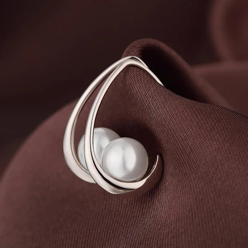 Boucles d'Oreilles Perles Style Européen Élégantes - FoytiShop