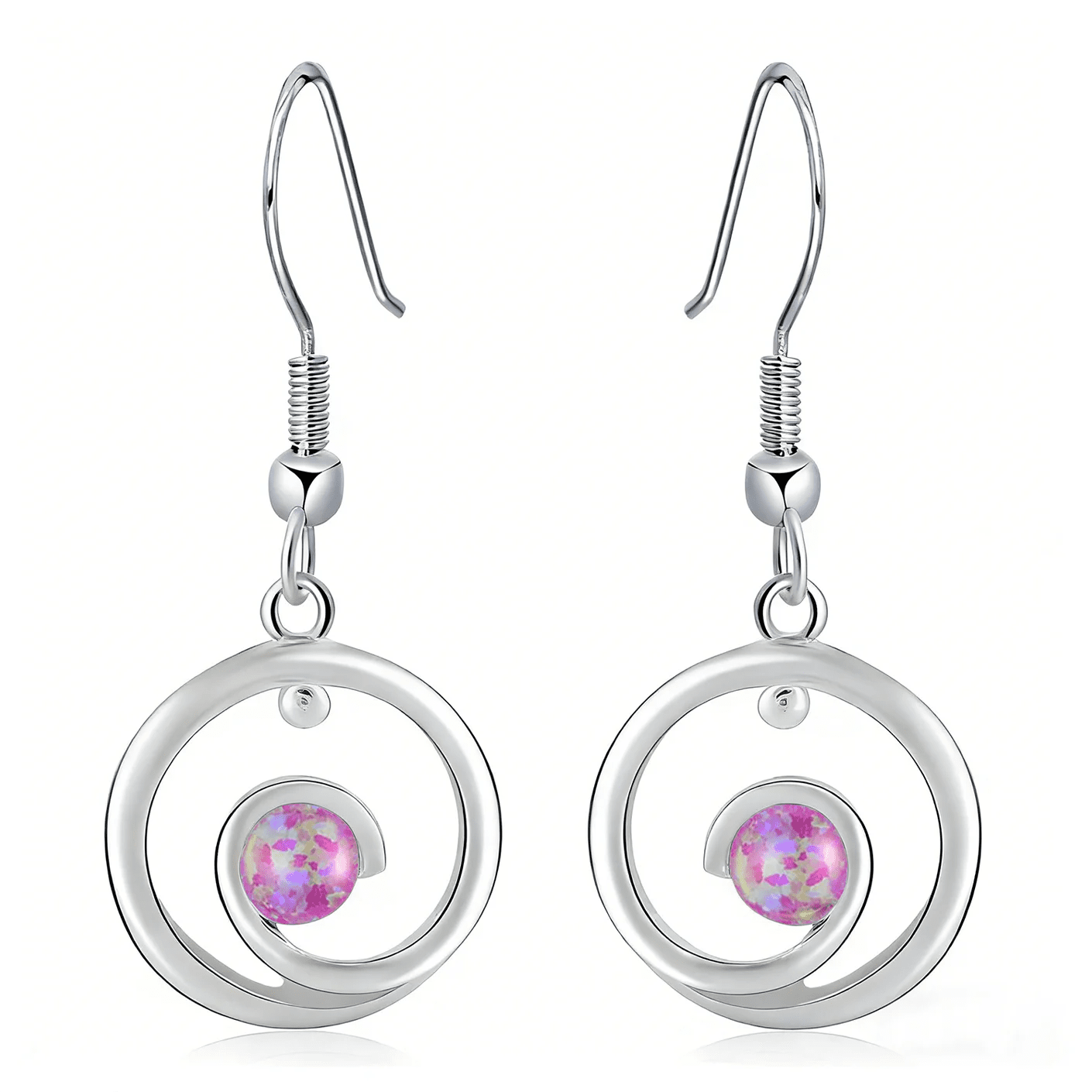 Boucles d’Oreilles Pierre Bleue Chic — Élégance Lumineuse - FoytiShop