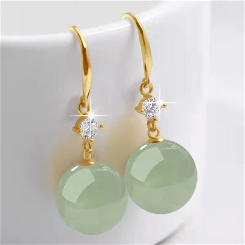 💎 Boucles d'Oreilles Zircon Brillantes Femme - Élégance Classique - FoytiShop
