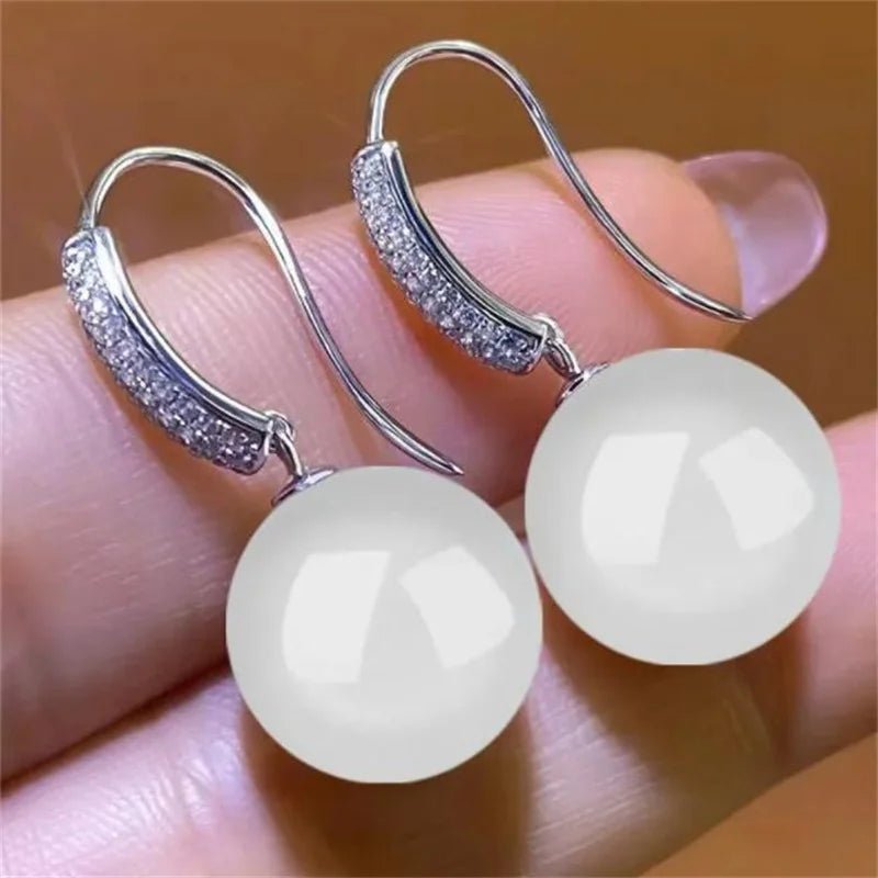💎 Boucles d'Oreilles Zircon Brillantes Femme - Élégance Classique - FoytiShop
