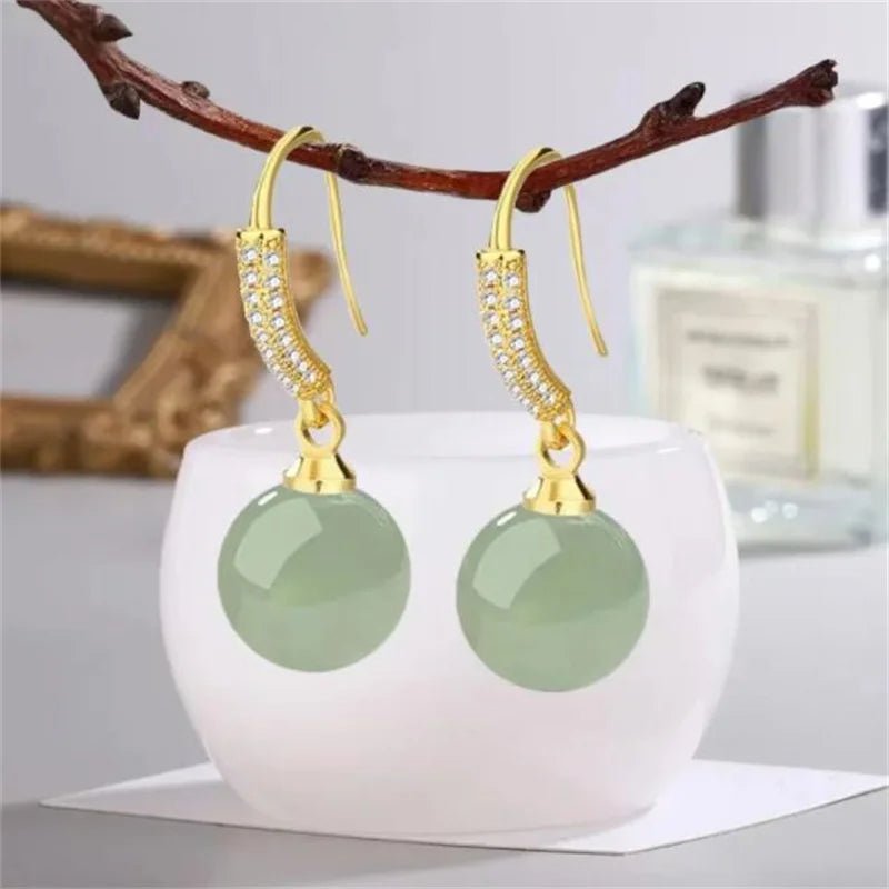 💎 Boucles d'Oreilles Zircon Brillantes Femme - Élégance Classique - FoytiShop