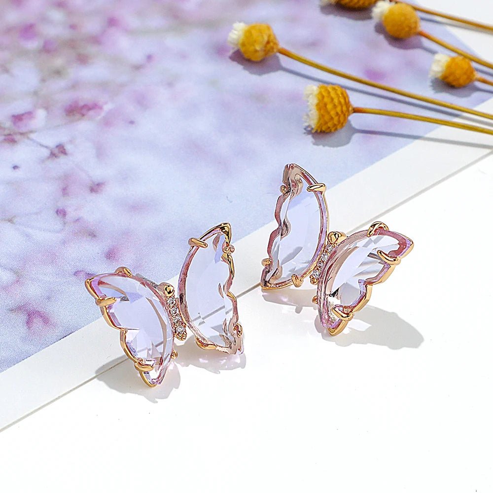 💎 Boucles d'Oreilles Zircon Carrées Brillantes Femme - Élégance Moderne - FoytiShop