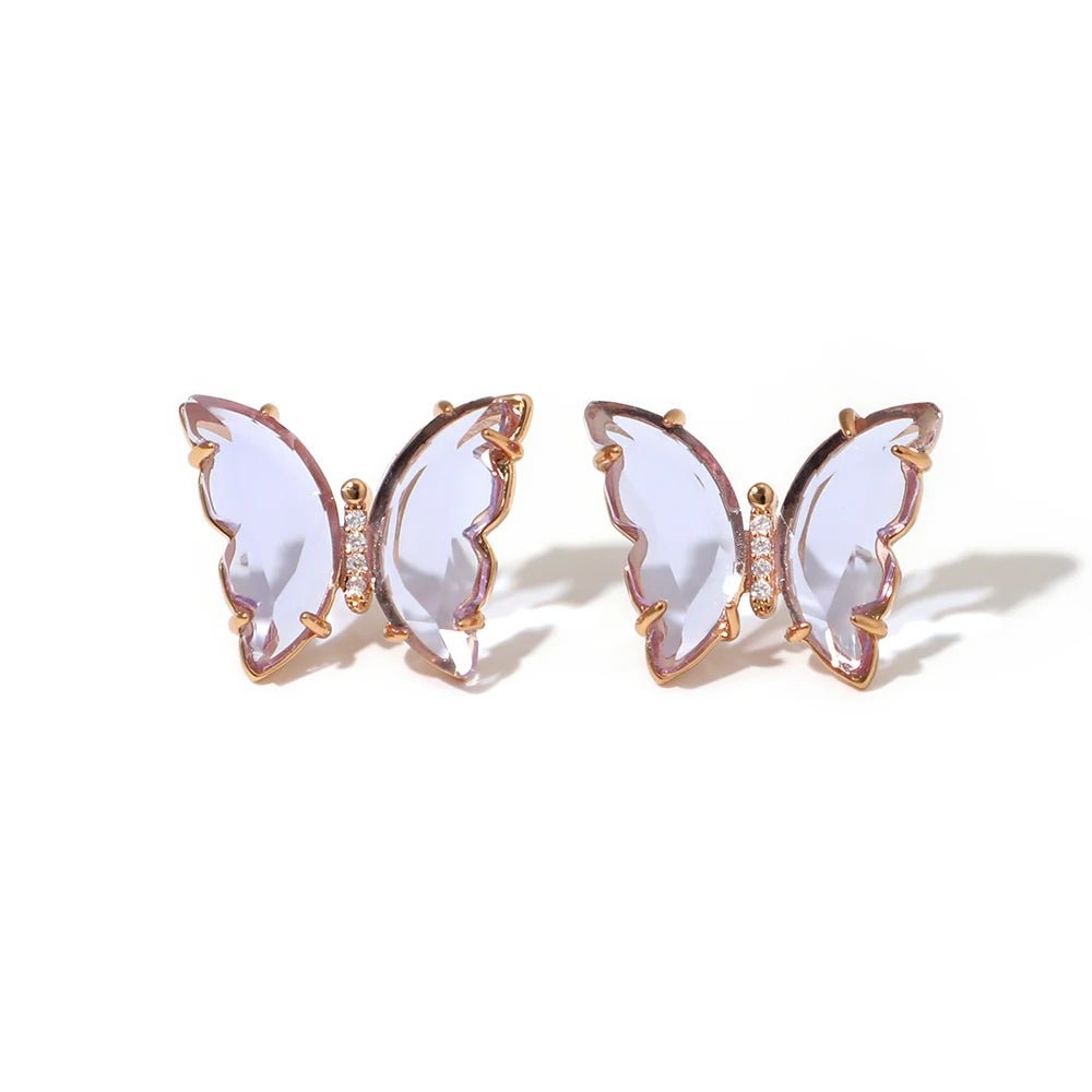 💎 Boucles d'Oreilles Zircon Carrées Brillantes Femme - Élégance Moderne - FoytiShop
