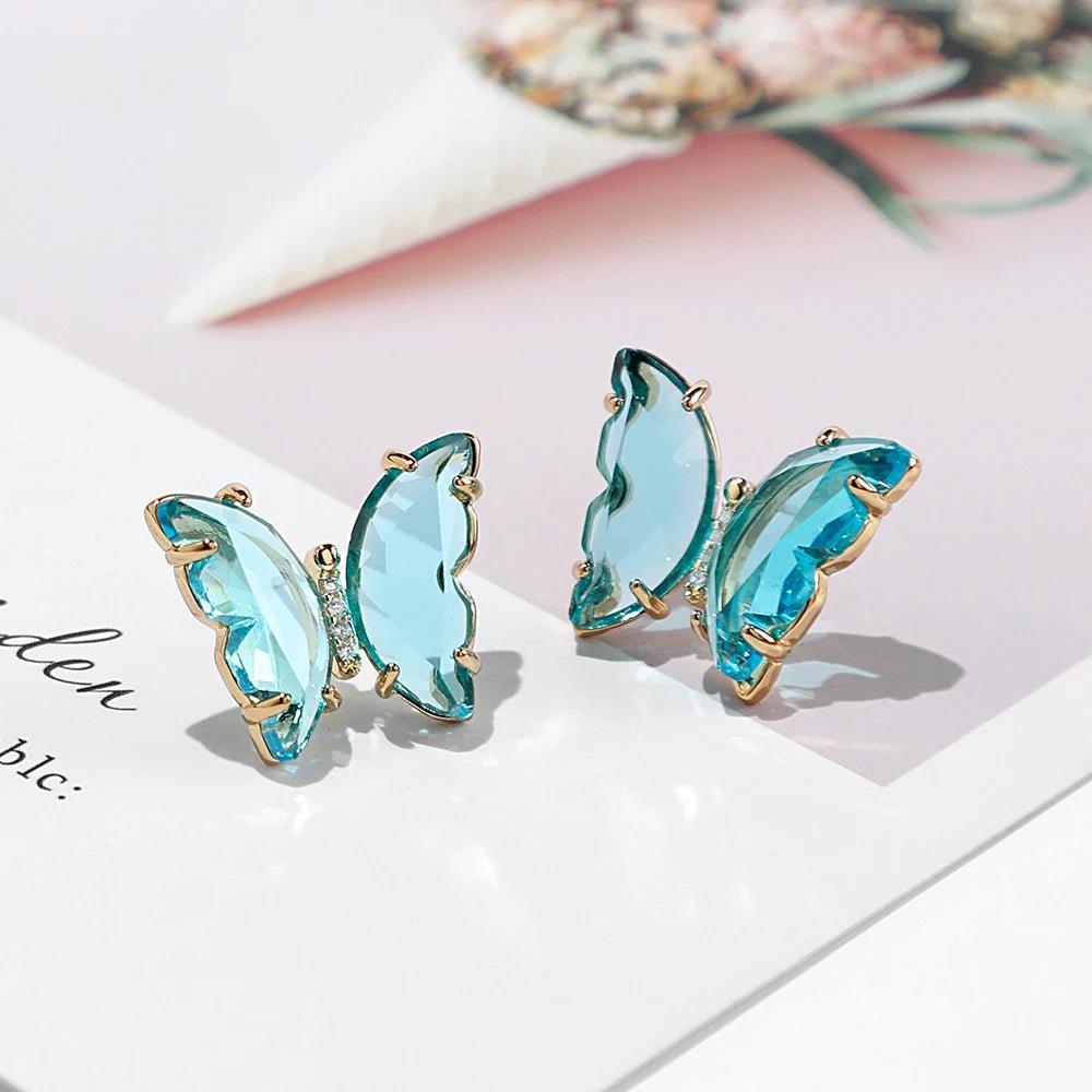 💎 Boucles d'Oreilles Zircon Carrées Brillantes Femme - Élégance Moderne - FoytiShop