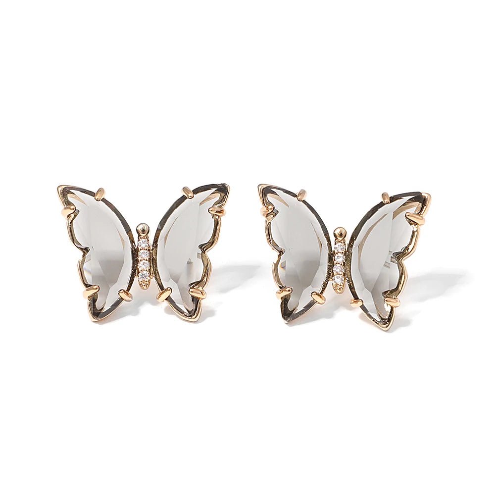 💎 Boucles d'Oreilles Zircon Carrées Brillantes Femme - Élégance Moderne - FoytiShop