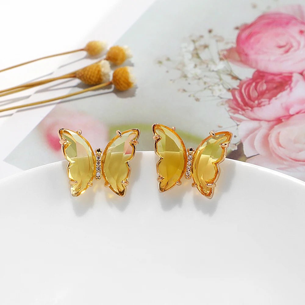 💎 Boucles d'Oreilles Zircon Carrées Brillantes Femme - Élégance Moderne - FoytiShop