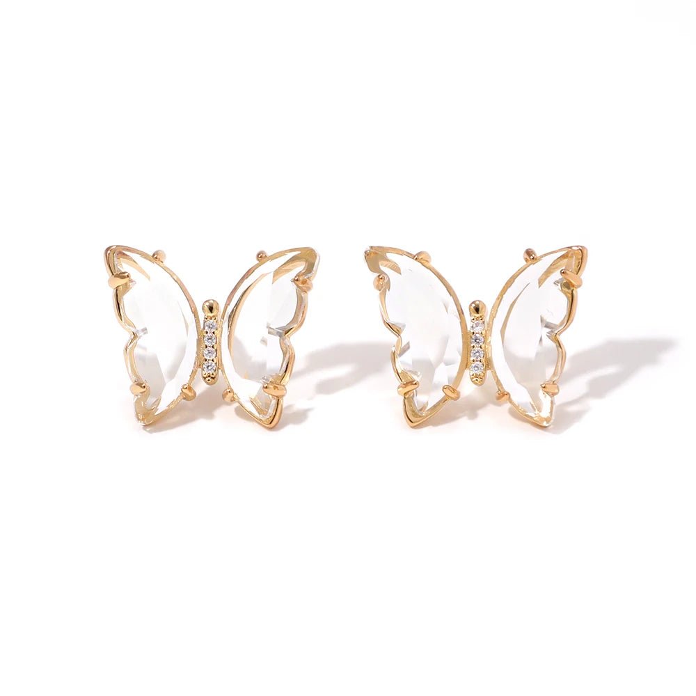 💎 Boucles d'Oreilles Zircon Carrées Brillantes Femme - Élégance Moderne - FoytiShop