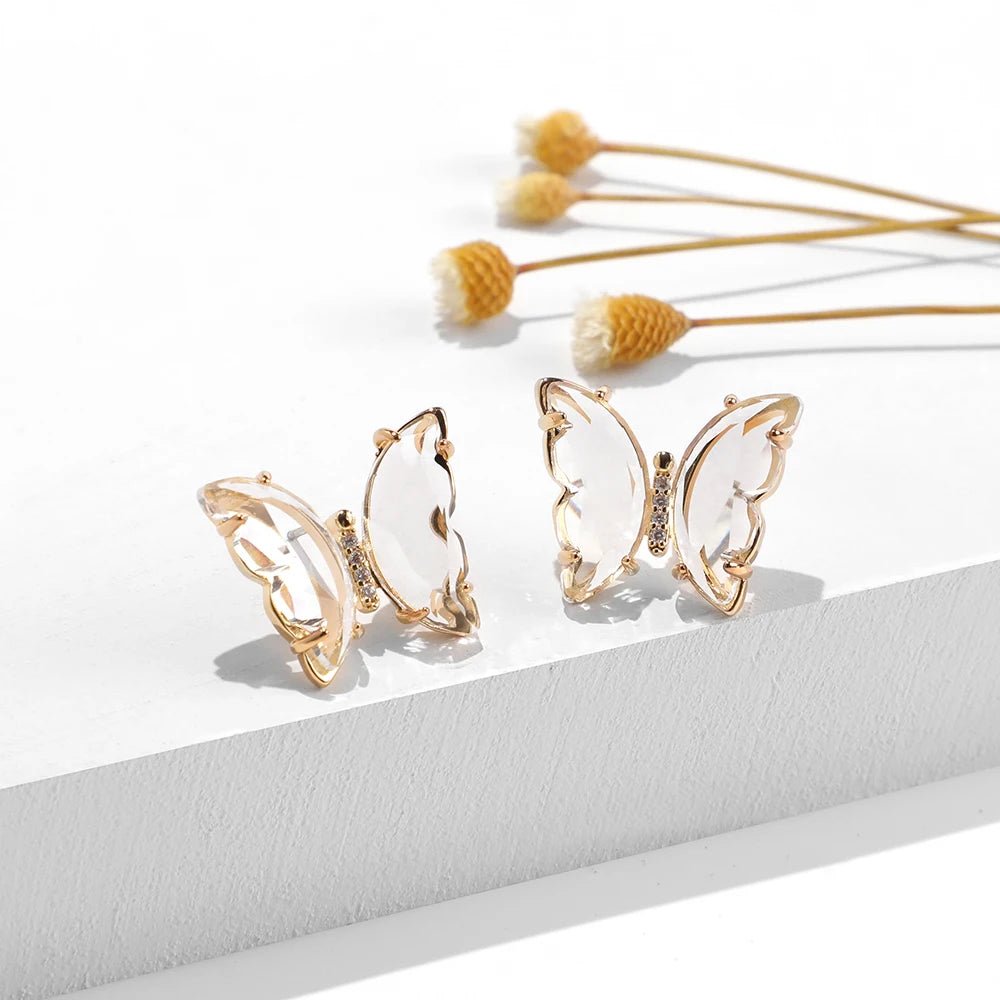 💎 Boucles d'Oreilles Zircon Carrées Brillantes Femme - Élégance Moderne - FoytiShop