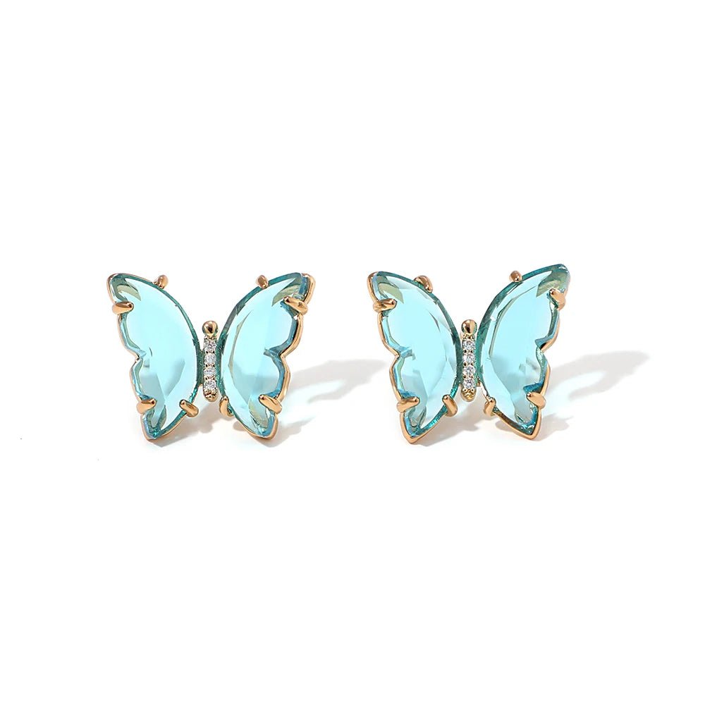 💎 Boucles d'Oreilles Zircon Carrées Brillantes Femme - Élégance Moderne - FoytiShop