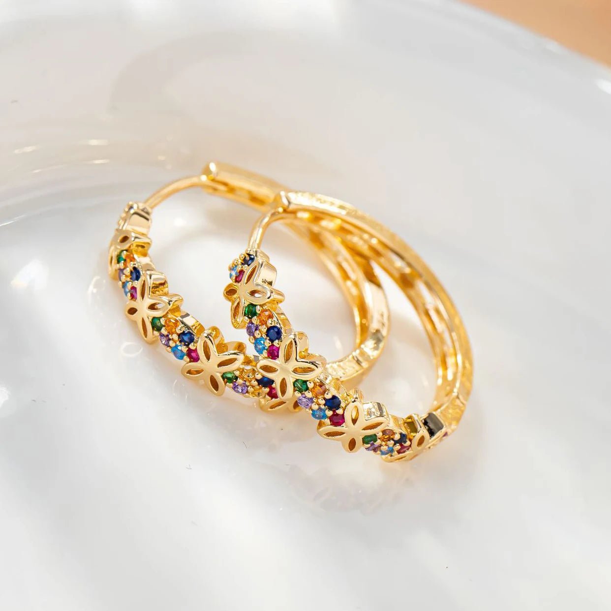 💎 Boucles d'Oreilles Zircon Goutte Luxe Femme - Élégance Premium - FoytiShop