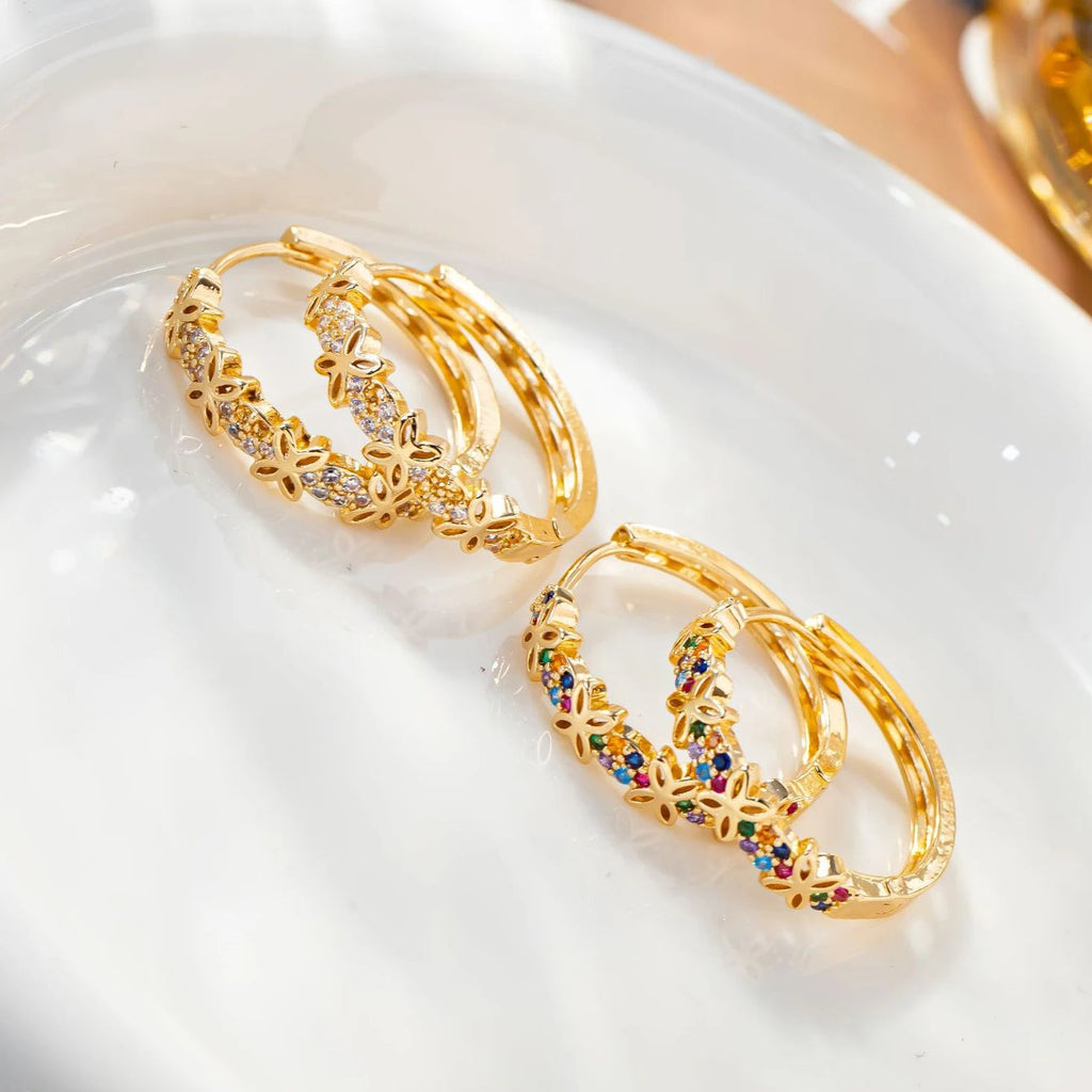 💎 Boucles d'Oreilles Zircon Goutte Luxe Femme - Élégance Premium - FoytiShop