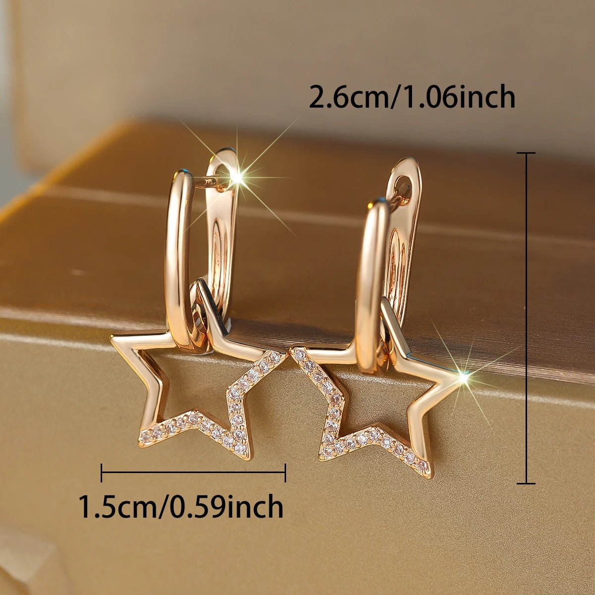 💎 Boucles d'Oreilles Zircon Rondes Femme - Classique Élégant - FoytiShop