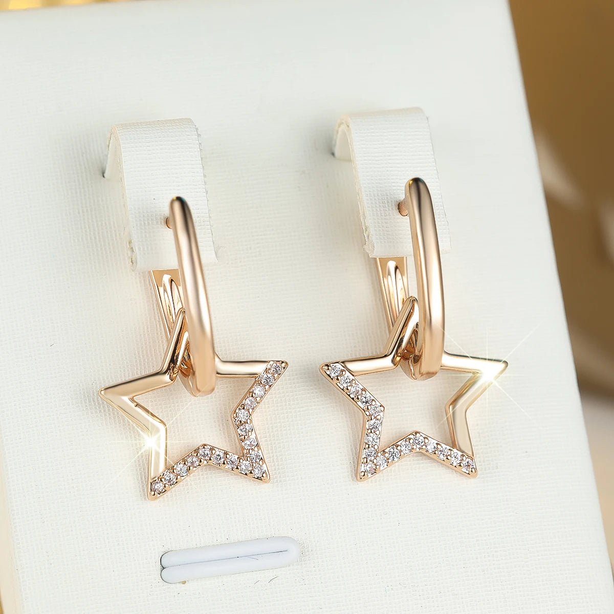 💎 Boucles d'Oreilles Zircon Rondes Femme - Classique Élégant - FoytiShop