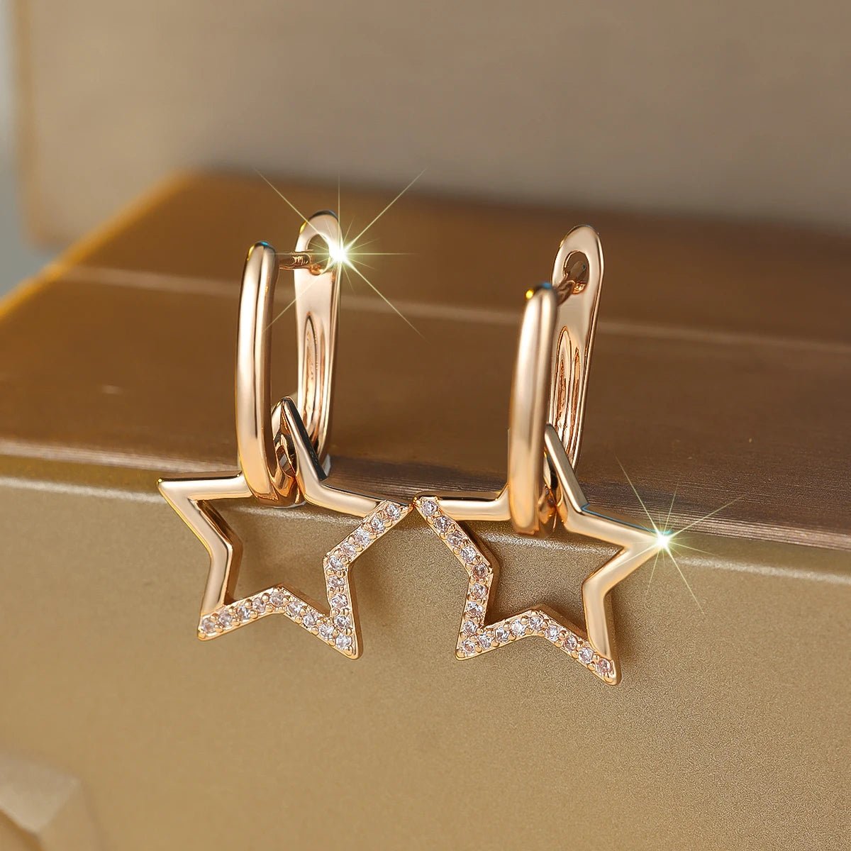 💎 Boucles d'Oreilles Zircon Rondes Femme - Classique Élégant - FoytiShop