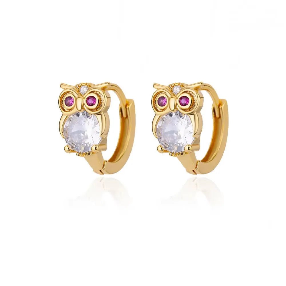 💎 Boucles d'Oreilles Zircon Rondes Luxe Femme - Classique Élégant - FoytiShop