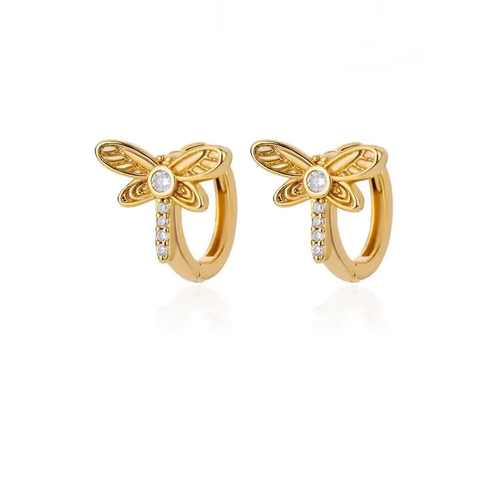 💎 Boucles d'Oreilles Zircon Rondes Luxe Femme - Classique Élégant - FoytiShop