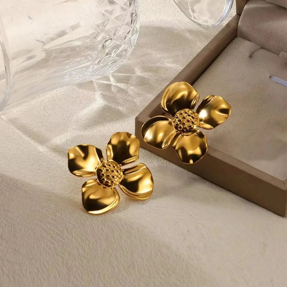 💎 Boucles d'Oreilles Zircon Rondes Luxe Femme - Classique Élégant - FoytiShop