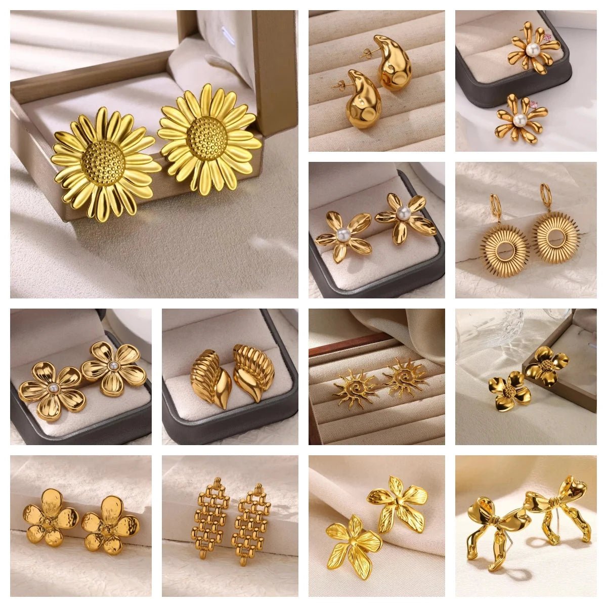 💎 Boucles d'Oreilles Zircon Rondes Luxe Femme - Classique Élégant - FoytiShop