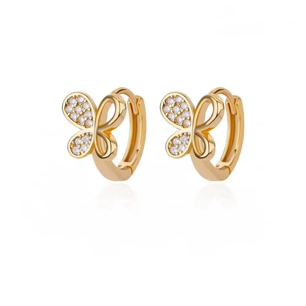 💎 Boucles d'Oreilles Zircon Rondes Luxe Femme - Classique Élégant - FoytiShop
