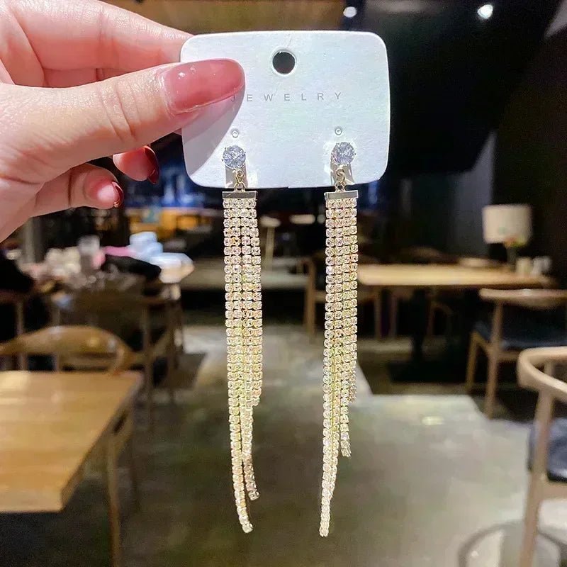 Boucles Élégance Délicate — Style Minimaliste - noire doré - FoytiShop