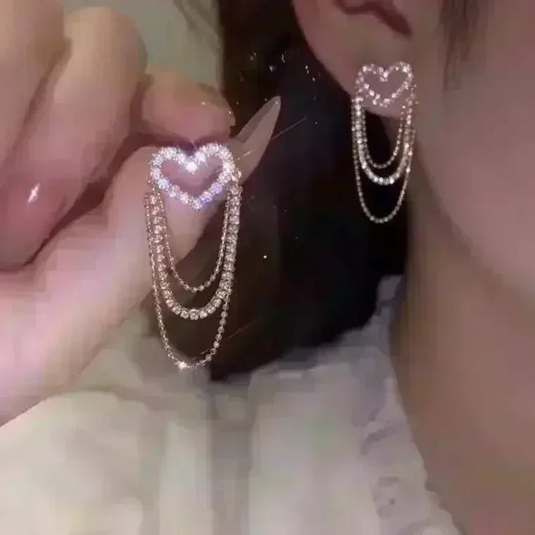 Boucles Élégance Délicate — Style Minimaliste - noire doré - FoytiShop