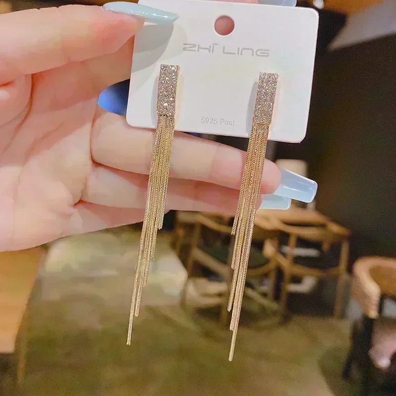 Boucles Élégance Délicate — Style Minimaliste - noire doré - FoytiShop