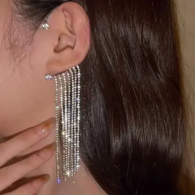 Boucles Élégance Délicate — Style Minimaliste - noire doré - FoytiShop