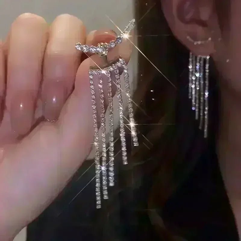 Boucles Élégance Délicate — Style Minimaliste - noire doré - FoytiShop