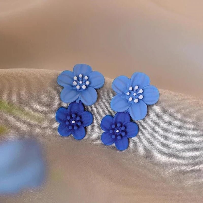 Boucles Fleurs Colorées — Élégance Lumineuse & Style Tendance - FoytiShop