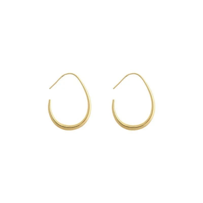 Boucles Minimalistes Dorées — Chic & Intemporelles - FoytiShop