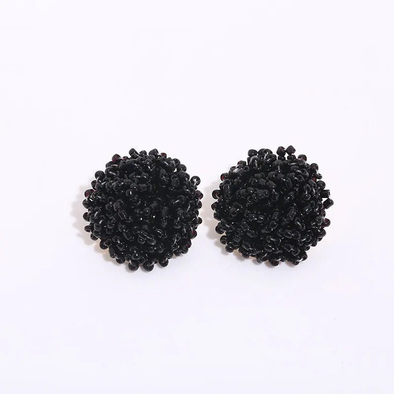 Boucles perles / studs colorées - FoytiShop