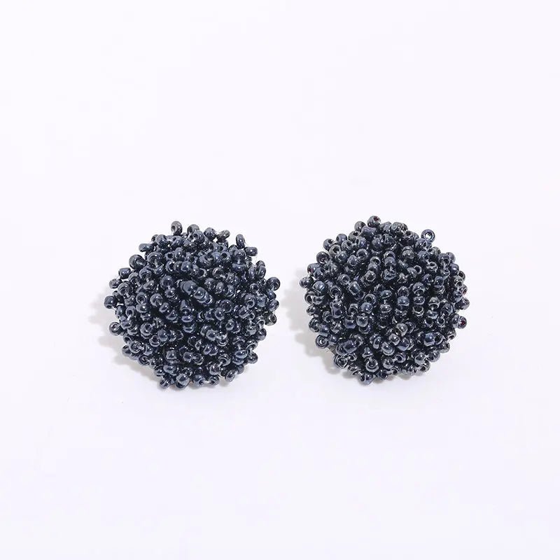 Boucles perles / studs colorées - FoytiShop