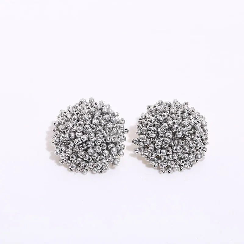 Boucles perles / studs colorées - FoytiShop