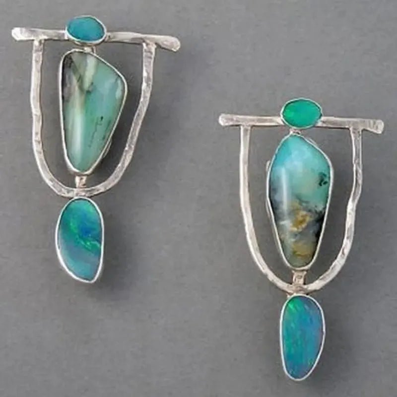 Boucles turquoise chic - FoytiShop