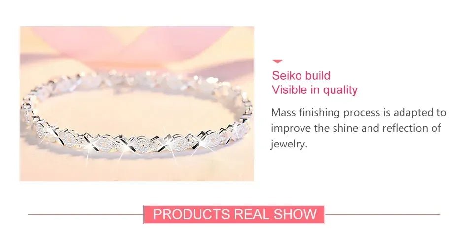 Bracelet Argent 925 à Breloques - Femme - FoytiShop