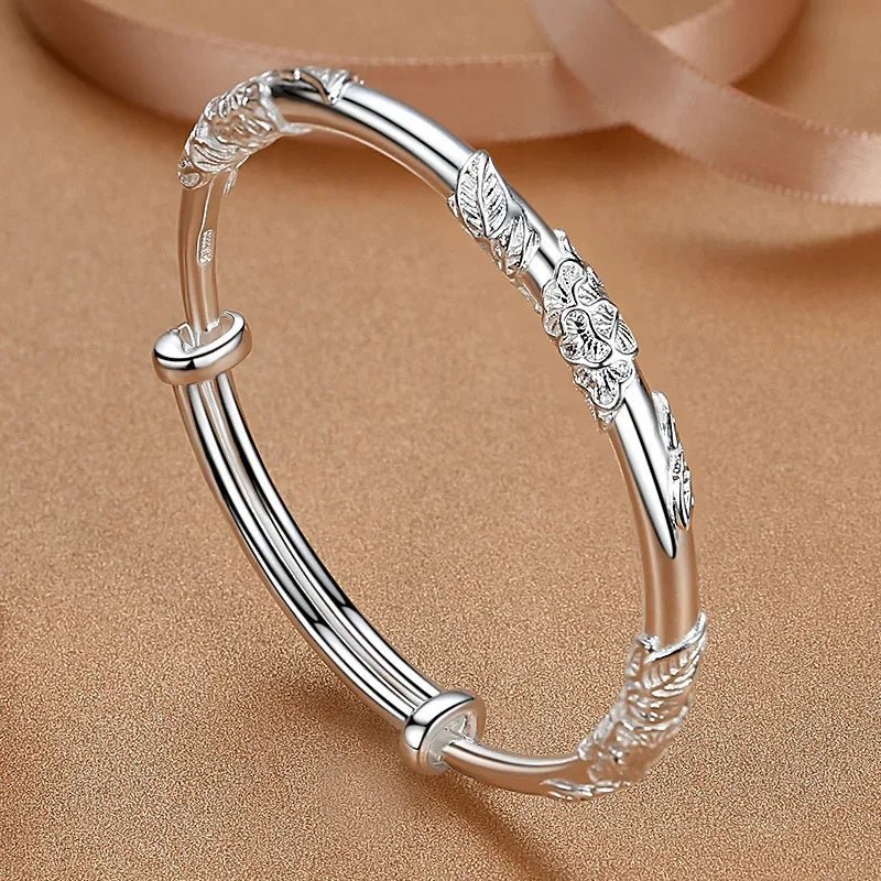Bracelet Argent 925 Écran de Paon - Femme - FoytiShop